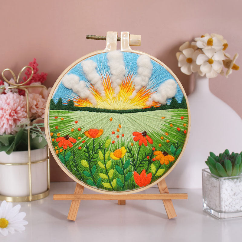Scenic Landscape Embroidery Kit Embroidery Kit