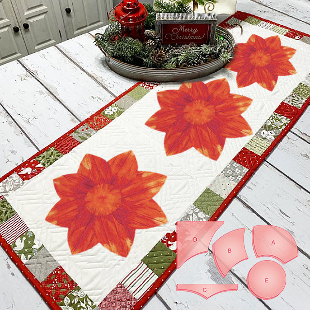 Dahlia Quilt Book & Template Set - 5PCS (With Instructions)