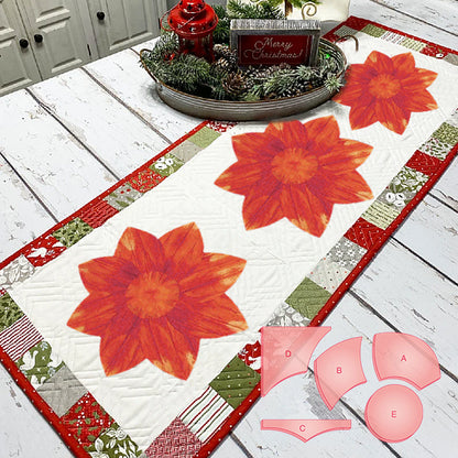 Dahlia Quilt Book & Template Set - 5PCS (With Instructions)