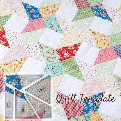 Scrap Crazy Templates Quilt Ruler (With Instructions)