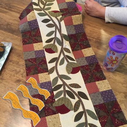 Quilt Applique - Curves Rotary Cutting Templates With Instructions