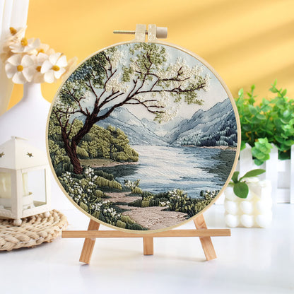 Oriental Landscape Embroidery Kit
