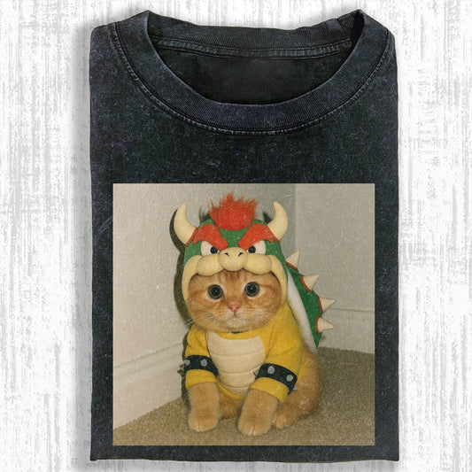MARIO CATS MEMES T-SHIRT