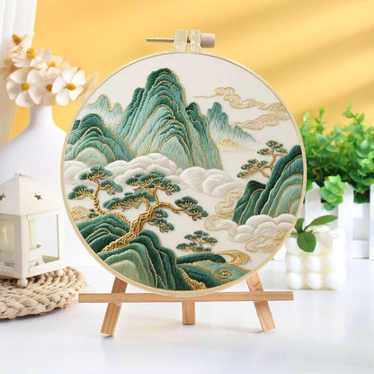 Oriental Mountain Embroidery Kit