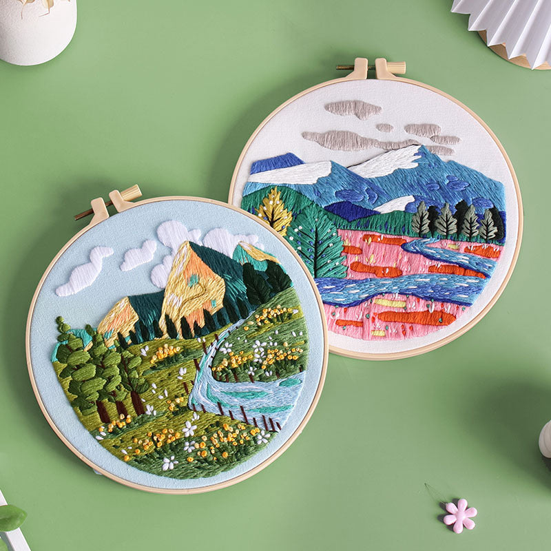 Four Seasons Scenery -Themed DIY Embroidery Kits
