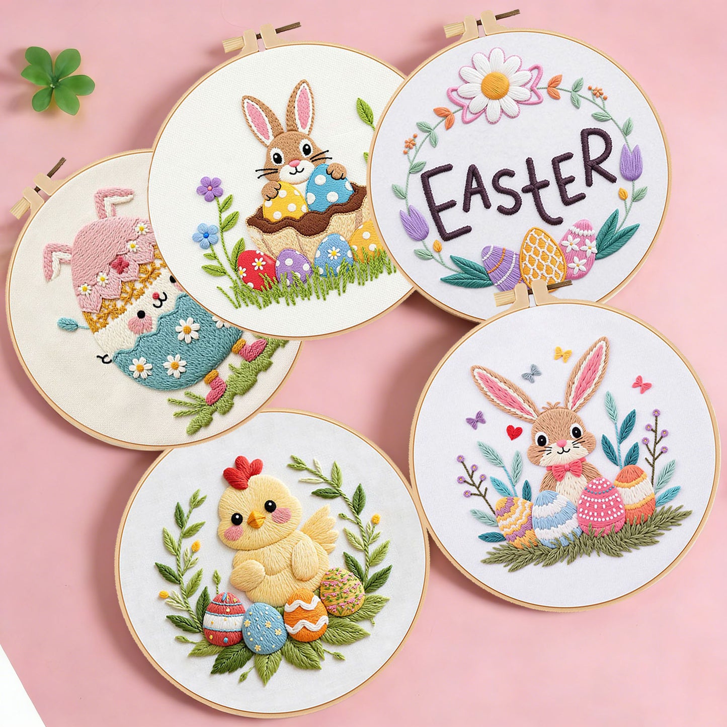 Easter Bunny - Themed DIY Embroidery Kits