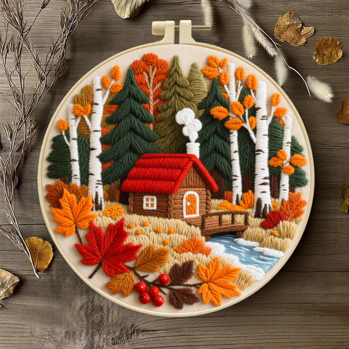 Autumn Forest Embroidery Kit