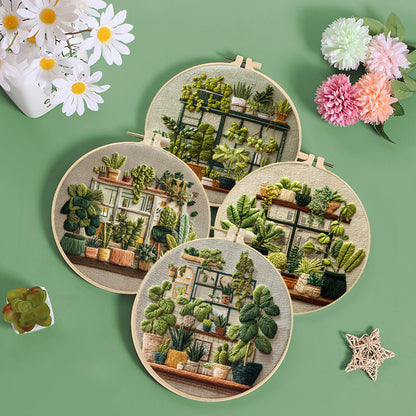 Urban Jungle Embroidery Kit