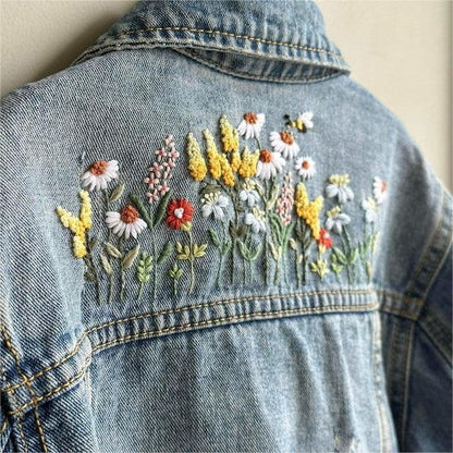 Stick Stitch Water-Soluble Embroidery Flower Collection: Stitch, Create, and Personalize
