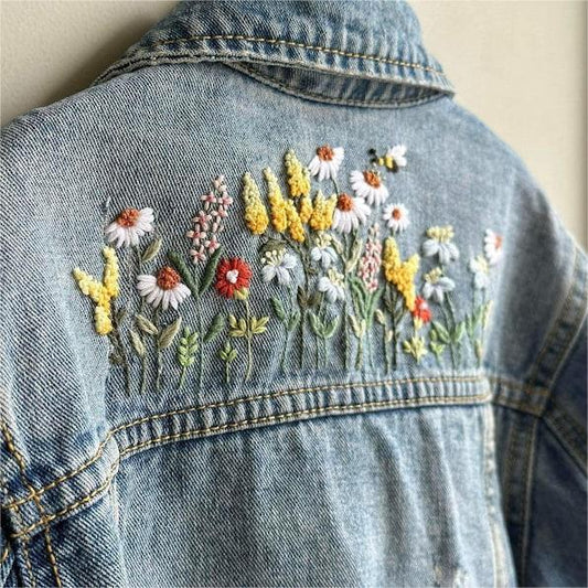 Stick Stitch Water-Soluble Embroidery Flower Collection: Stitch, Create, and Personalize
