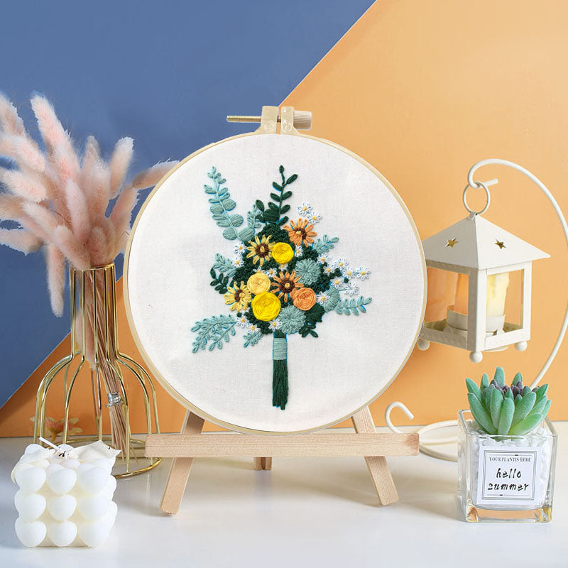 Blooming Bouquet Embroidery Kit