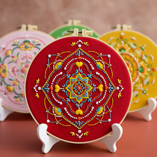 UrCustomHUB “Mandala Whirls” Kit: Color, Rhythm, and Calm in One Hoop