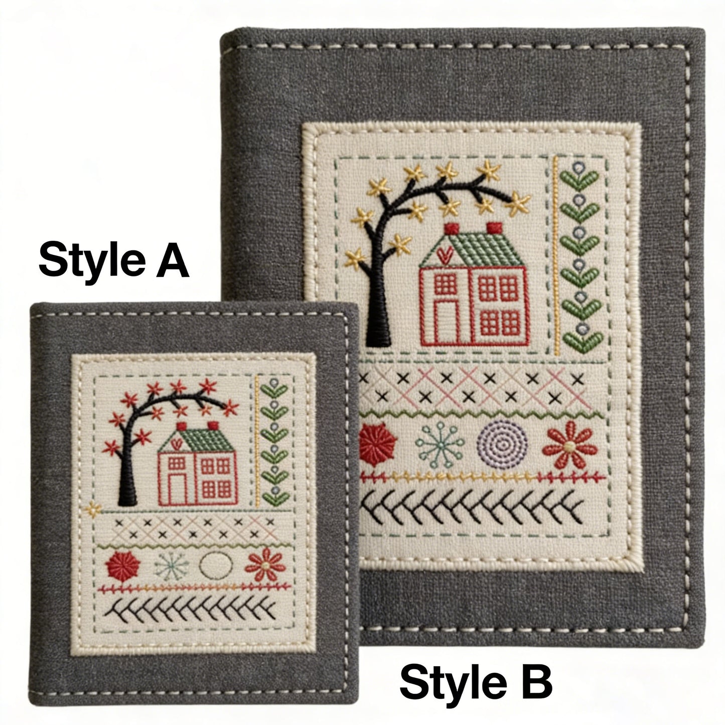 All-in-One Embroidery Starter Kit | Complete Craft Set with Threads, Tools and Stitch Sampler Book for Beginners