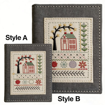 All-in-One Embroidery Starter Kit | Complete Craft Set with Threads, Tools and Stitch Sampler Book for Beginners
