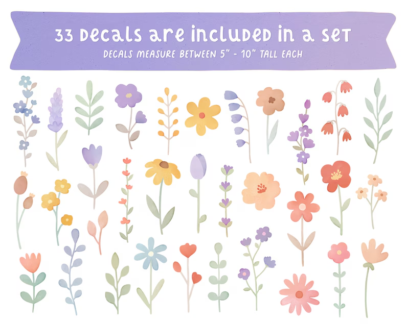 20 Sheets/Set Reusable and Removable Wall Stickers - Home Decoration