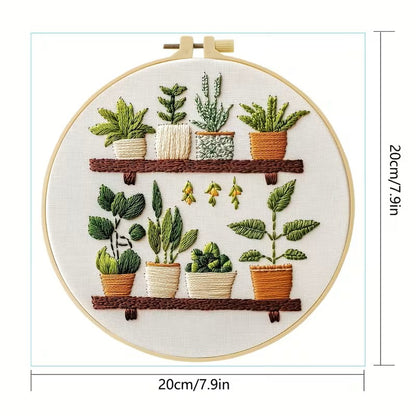 Stick And Stitch Water-Soluble Bee Embroidery Fabric: Shelf Garden