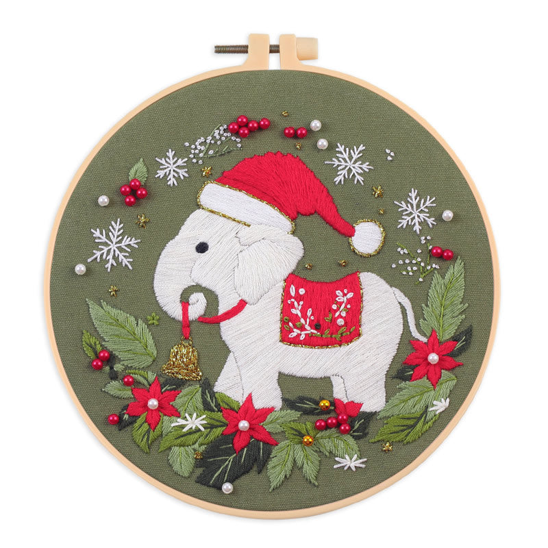 Christmas Cute Creatures  - Themed DIY Embroidery Kits