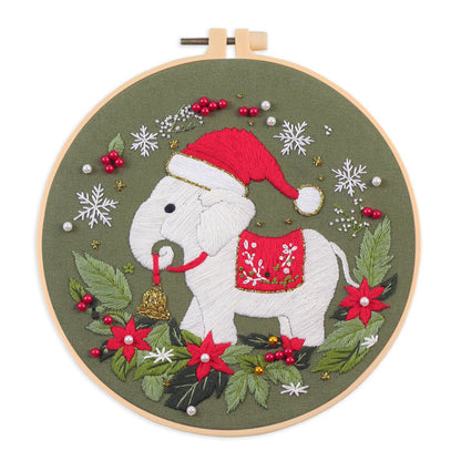 Christmas Cute Creatures  - Themed DIY Embroidery Kits