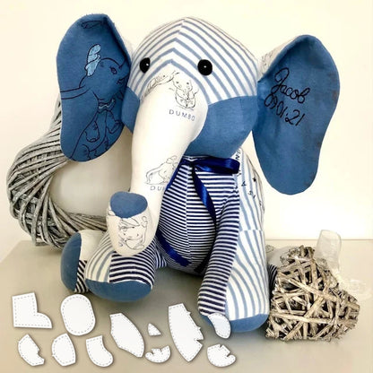Memory Elephant Template Set(8 PCS)-With Instructions