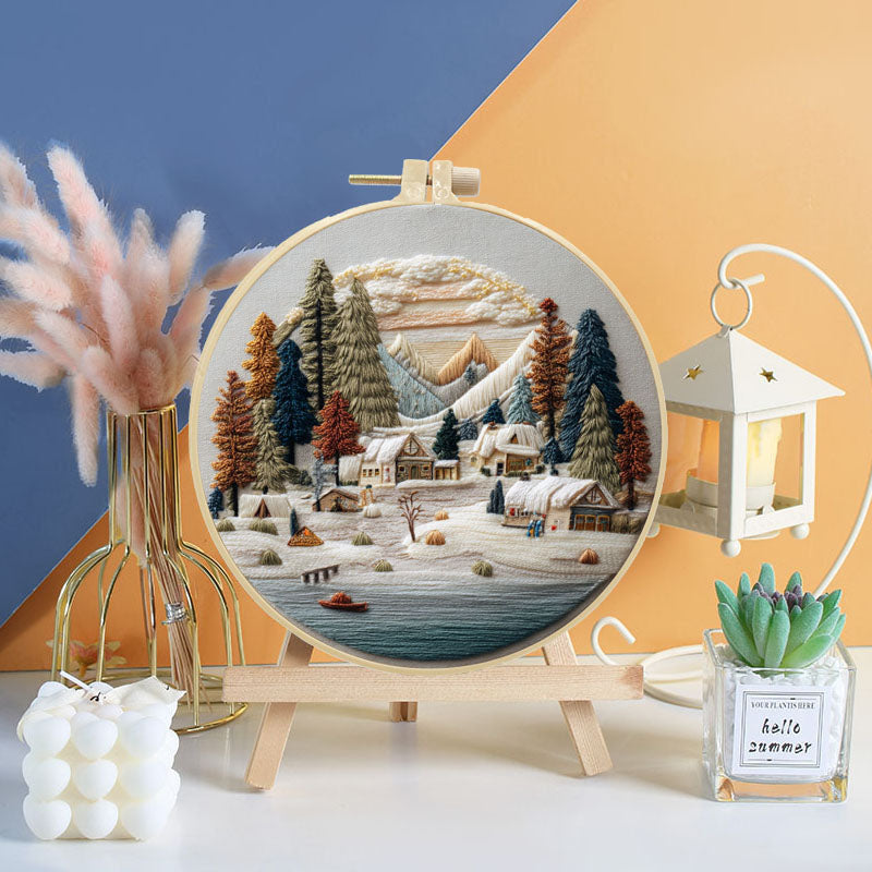 Coastal Scenery Embroidery Kit