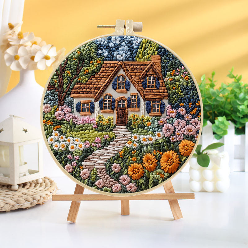 Cottage Garden Embroidery Kit