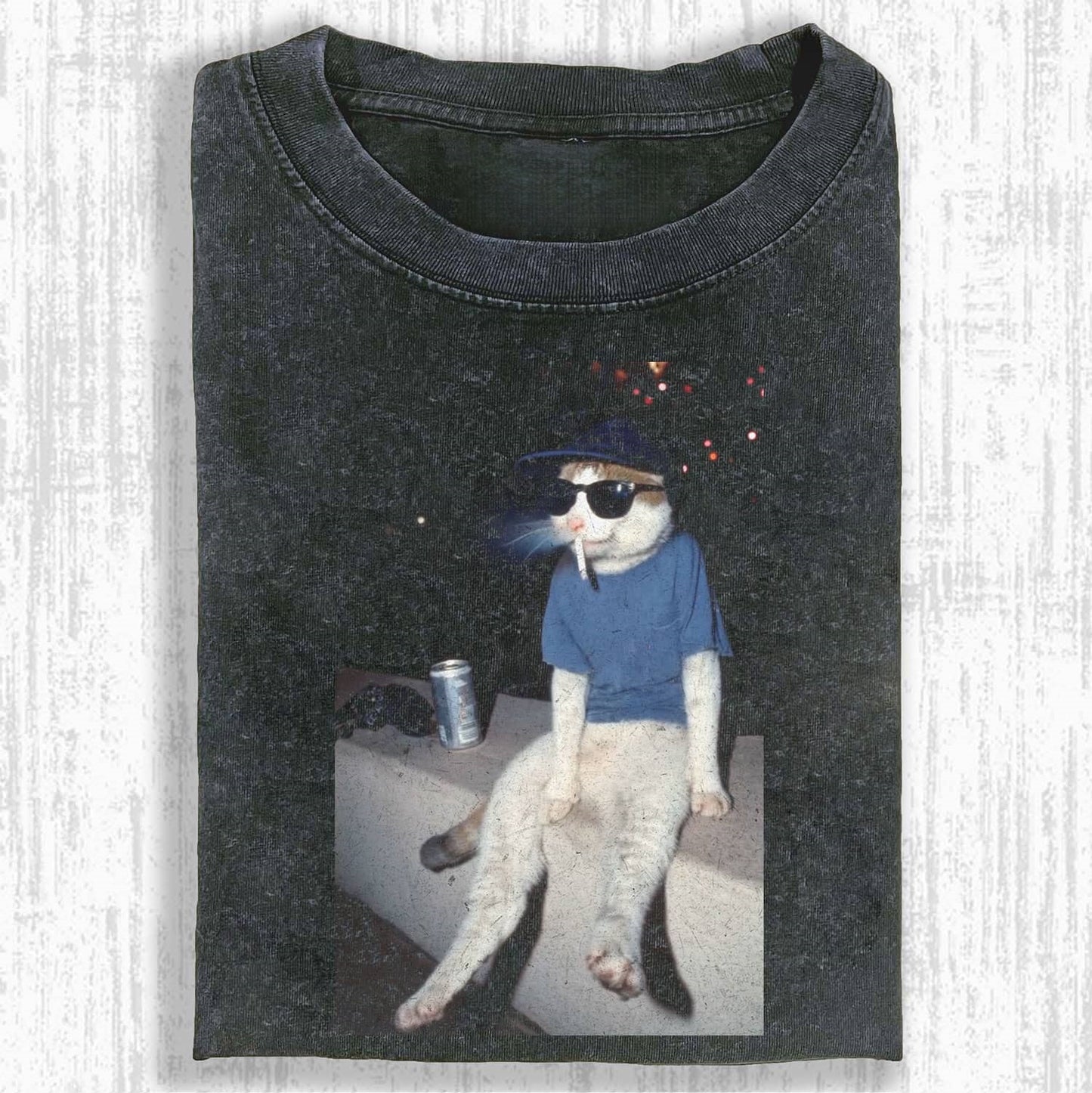 The Drunk Cool Cat T-shirt