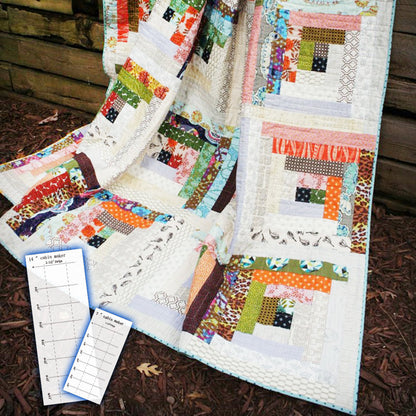 Log Cabin Maker Template Set- With Instructions