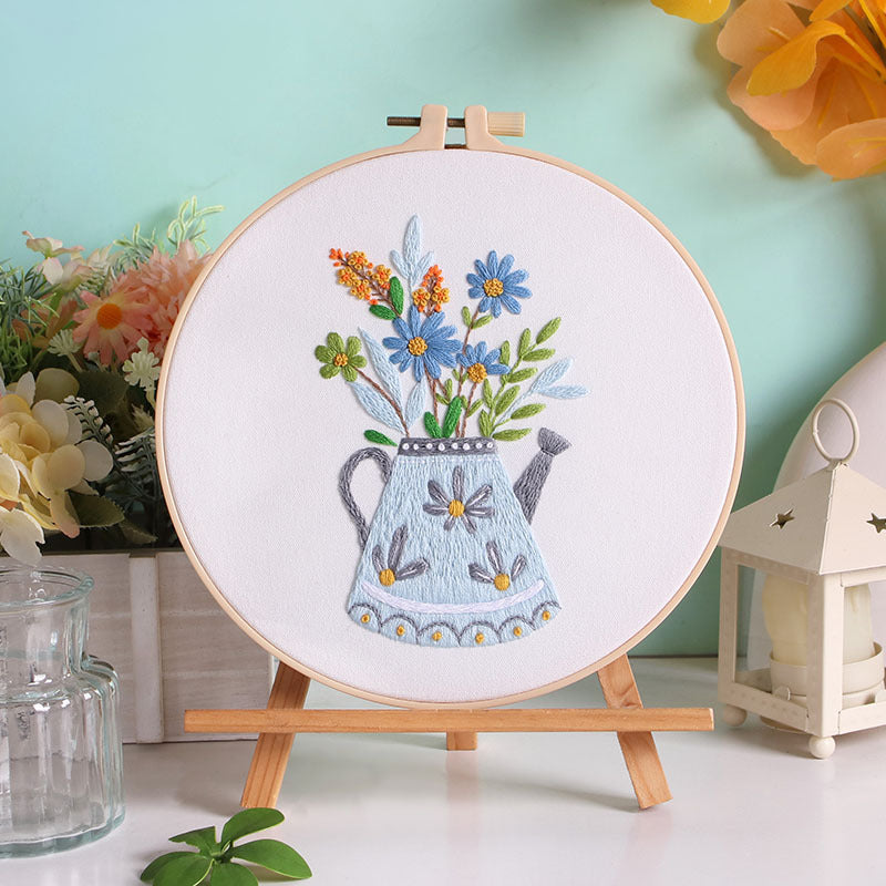 Blooming Vase  - Themed DIY Embroidery Kits