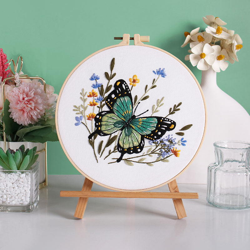 Colorful butterflies -Themed DIY Embroidery Kits