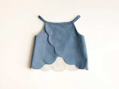 Reversible Anemone Top Sewing Template - With Instructions