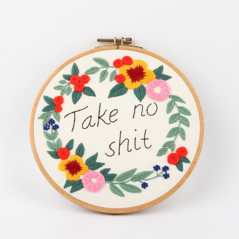 Alphabet Flowers - Themed DIY Embroidery Kits