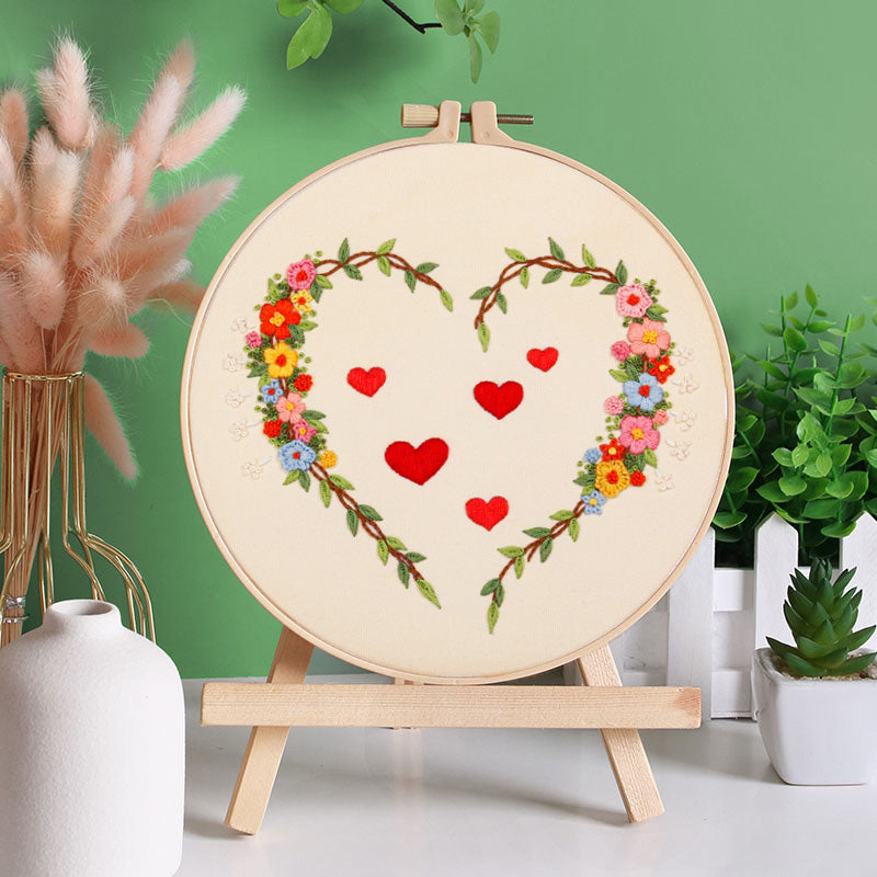 Heartfelt Embroidery Kit: Stitch Your Love into Every Thread