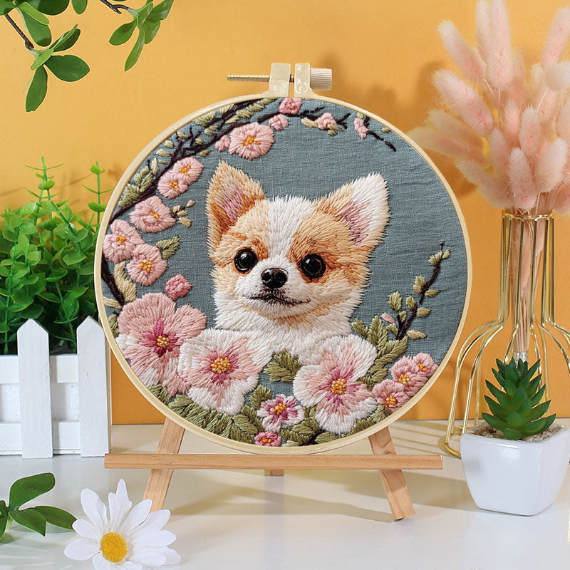 Peacock Splendor Embroidery Kit