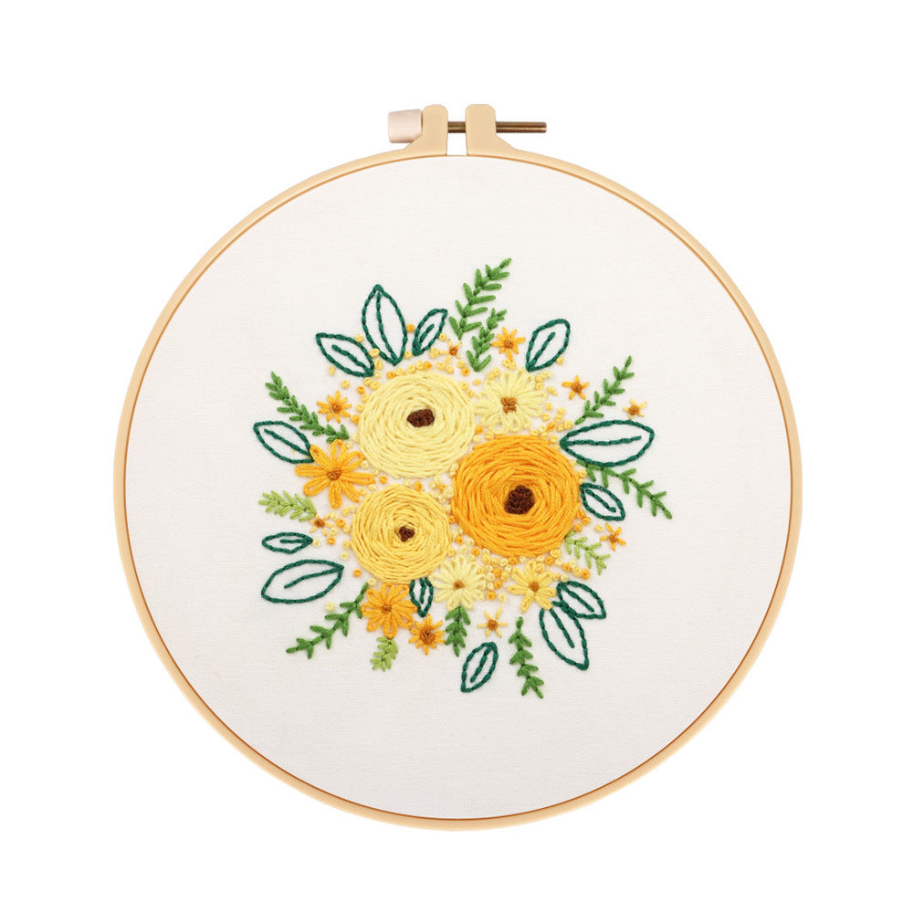 Floral Cactus - Themed DIY Embroidery Kits