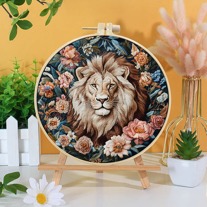 Majestic Lion Embroidery Kit