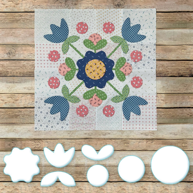 Prairie Meadow Sew Template Set - (With Instructions)