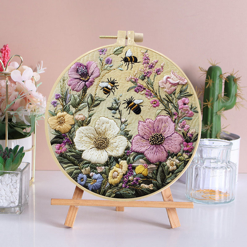 Wildflower Meadow Embroidery Kit