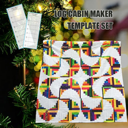 Log Cabin Maker Template Set- With Instructions