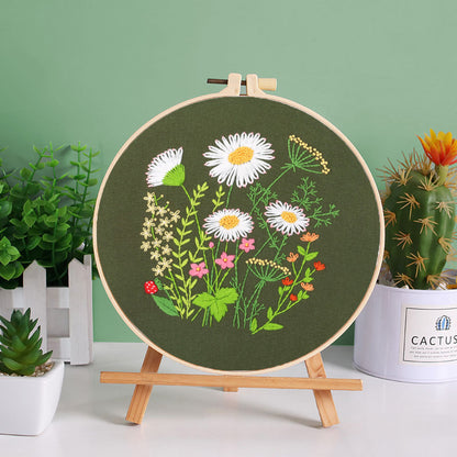 Botanical Bliss Embroidery Kit: Embark On A Natural Crafting Journey