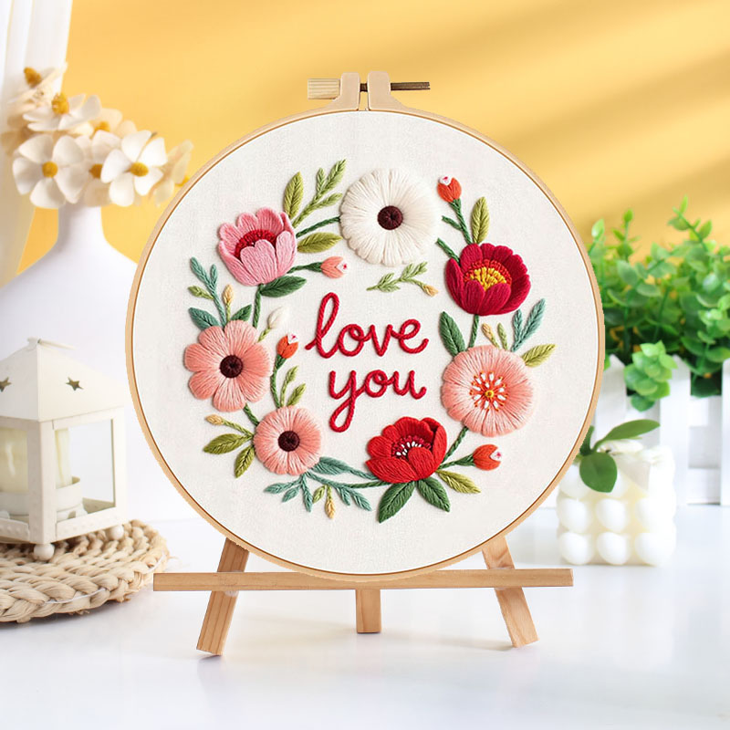 Heart And Bloom - Themed DIY Embroidery Kits