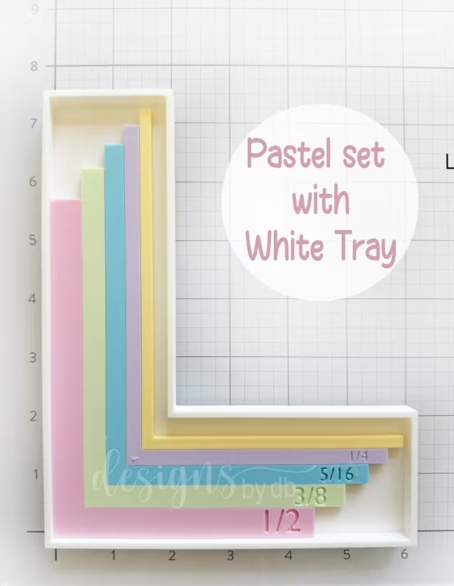 Card Making Alignment Guide Set with Tray