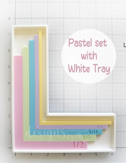 Card Making Alignment Guide Set with Tray
