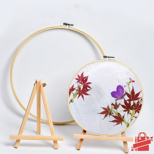 Vintage Bamboo Embroidery Hoops: Perfect for Your Crafting Needs!