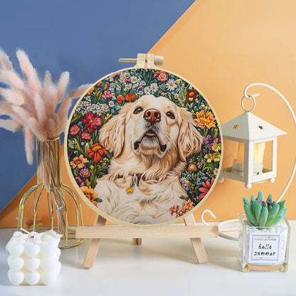 Paws & Blooms Embroidery Kit