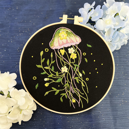 Ocean Jellyfish - Themed DIY Embroidery Kits