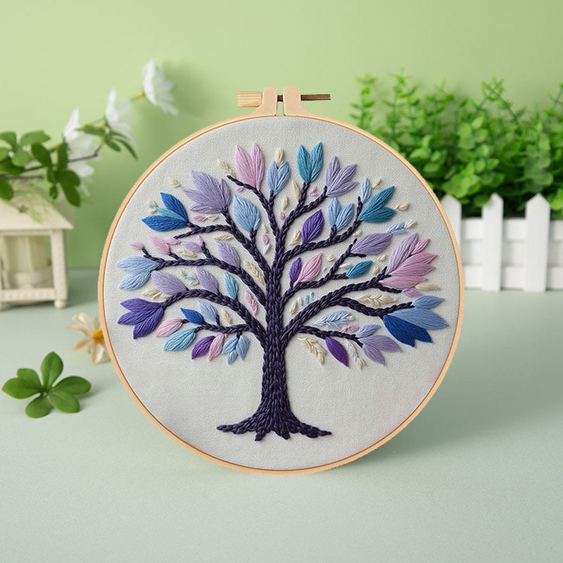 Seasonal Tree - Themed DIY Embroidery Kits