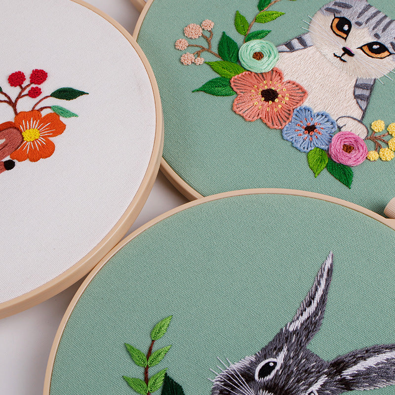 Woodland Critter - Themed DIY Embroidery Kits