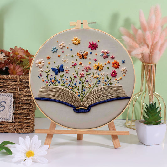 Book of Blooms Embroidery Kit