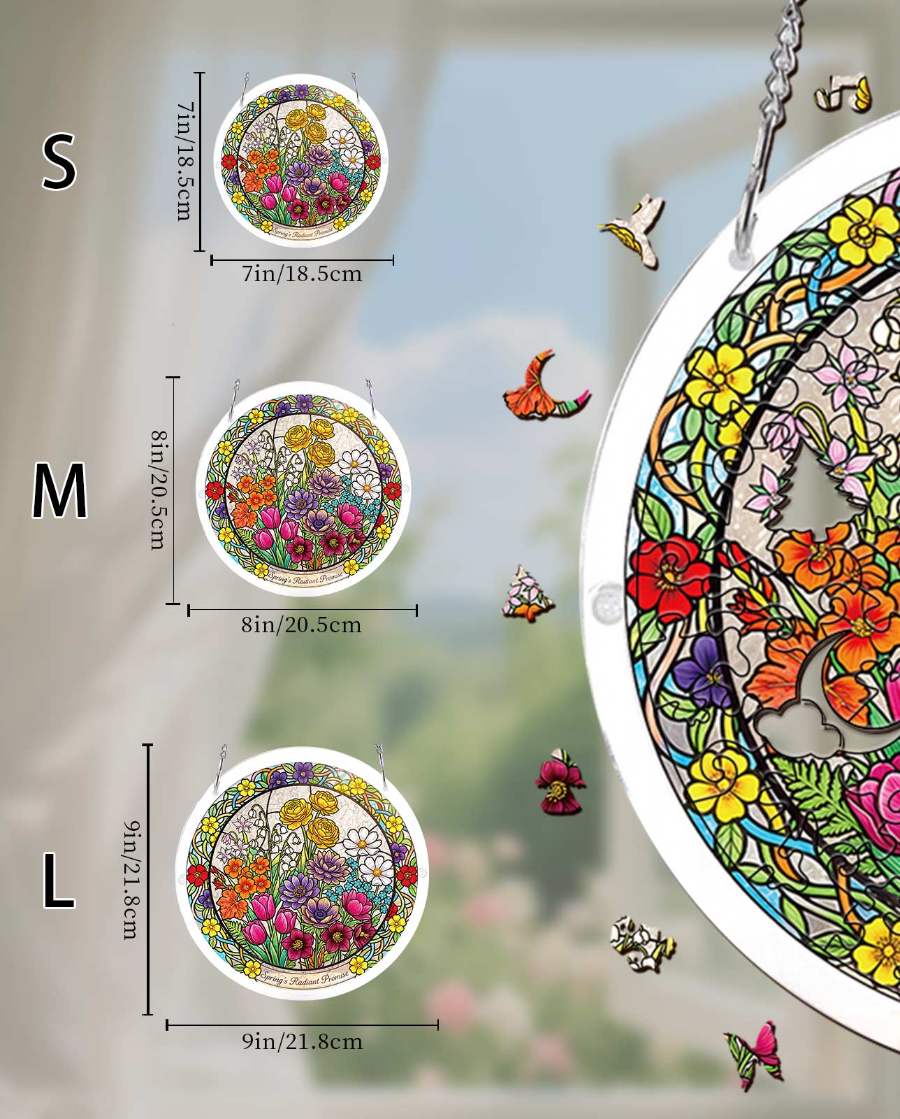 Acrylic Jigsaw Puzzle Suncatcher - Springâ€TMs Radiant Promise