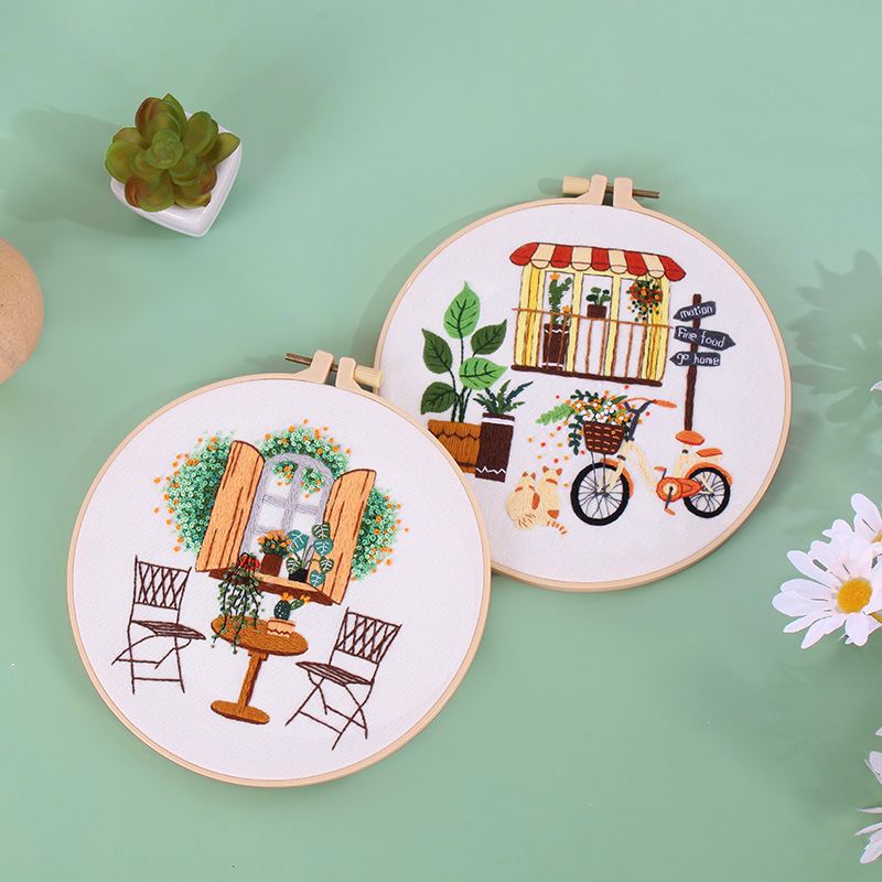 Courtyard Dreams Embroidery Kit Series